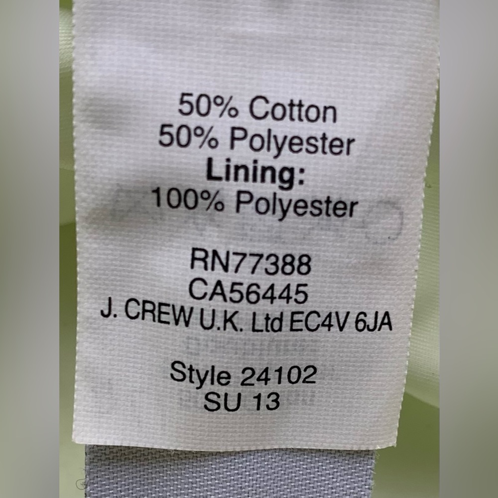 J.Crew Florescent Yellow Floral Skirt (4) - Picture 6 of 7